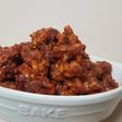 Ayam popcorn saus telur asin pedas