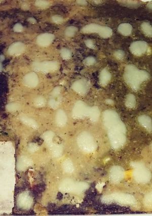 Una foto de Pastel de lenteja, garbanzo y arveja