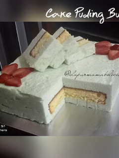 Foto resep Cake puding busa / cake putri salju