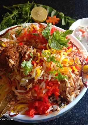 चिकन दम बिर्याणी (chicken dum biryani recipe in marathi) रेसिपी चे मुख्य फोटो 