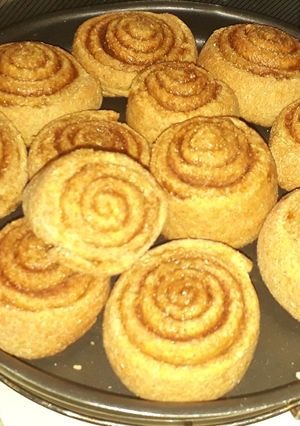 Una foto de Roles de Canela saludables