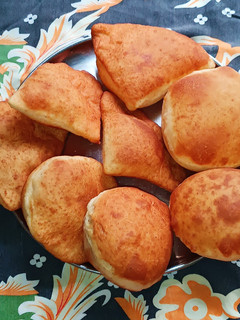 A picture of Cardamom Mahamri.