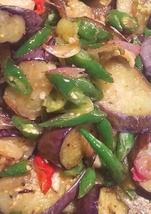 Foto resep Terong cabe hijau