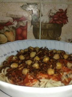صورة لوصفة كشري على طريقة المحلات 👍👍👍