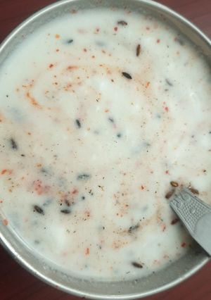 A picture of Masala curd.