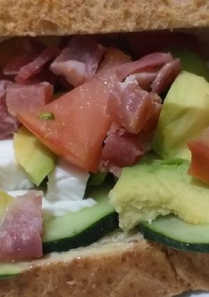 Una foto de Sándwich completo 💪