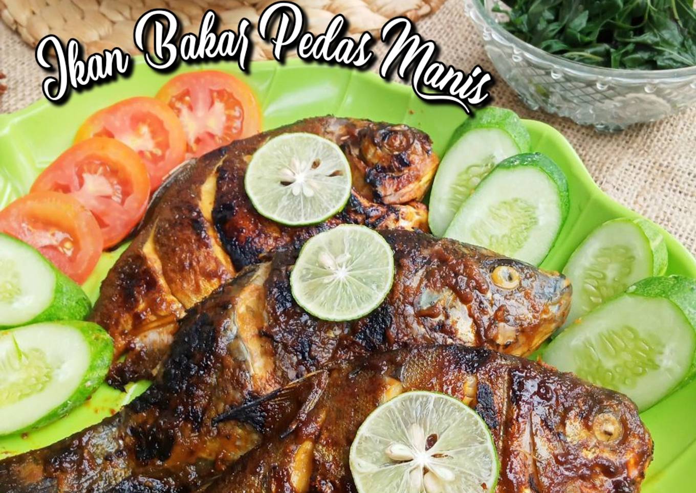 Ikan Bawal Bakar Pedas Manis