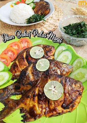 Foto resep Ikan Bawal Bakar Pedas Manis