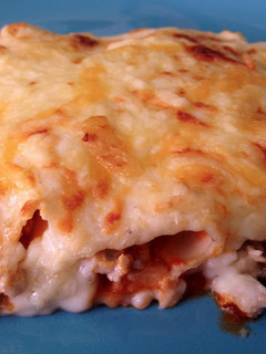 Una foto de Canelones rellenos de carne