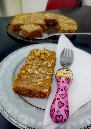 صورة لوصفة بسبوسة الشوفان