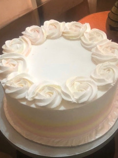A picture of Whipped Cream Red Velvet Cake.