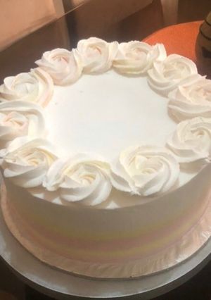A picture of Whipped Cream Red Velvet Cake.