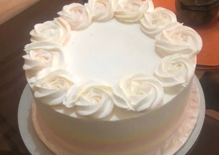 Whipped Cream Red Velvet Cake