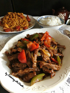 Foto resep Sapi Lada Hitam (Beef Black Pepper)