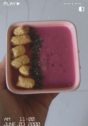 Hình của món Smoothie bowl.