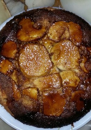 Una foto de Tarta de manzana rica y fácil