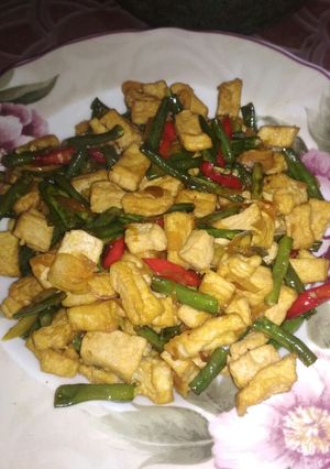 Foto resep Tumis tahu kacang panjang
