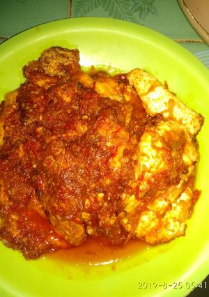 Foto resep Telur ceplok bumbu sambal
