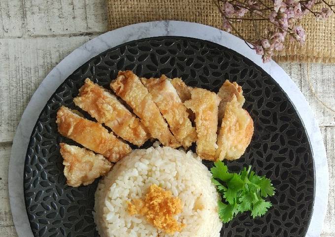 Yuk intip, Resep termudah membuat Nasi Hainam rice cooker dijamin sempurna