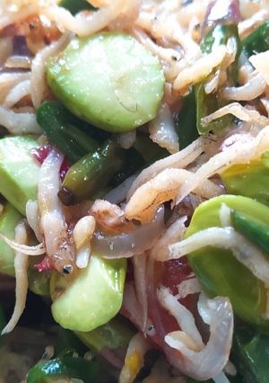 Foto resep Tumis pedas teri petai