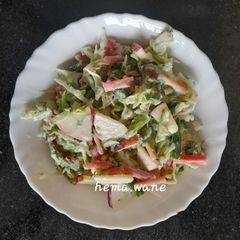 A picture of Cabbege apple salad.