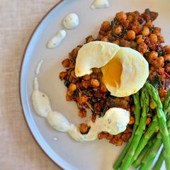 Chickpeas with Harissa A picture of Chickpeas with Harissa.