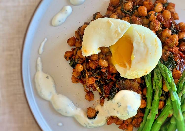 How to Make Super Quick Homemade Chickpeas with Harissa