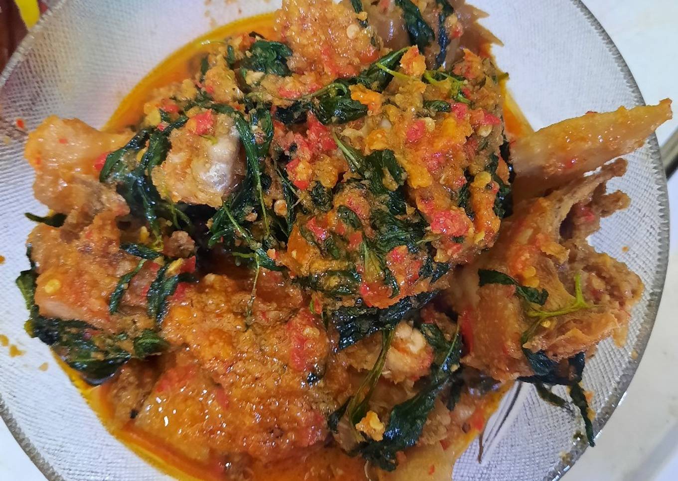 Rica-rica ayam merah