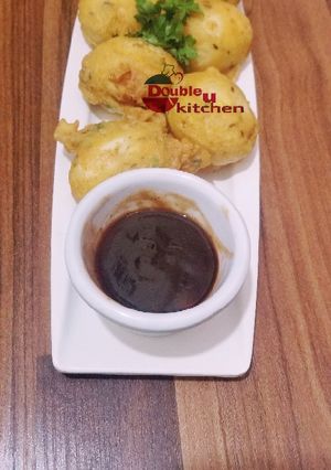 A picture of Egg pakora.