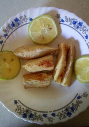 A picture of Fried cassava (mhogo).
