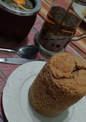 Una foto de Mini Torta de avena y frutas