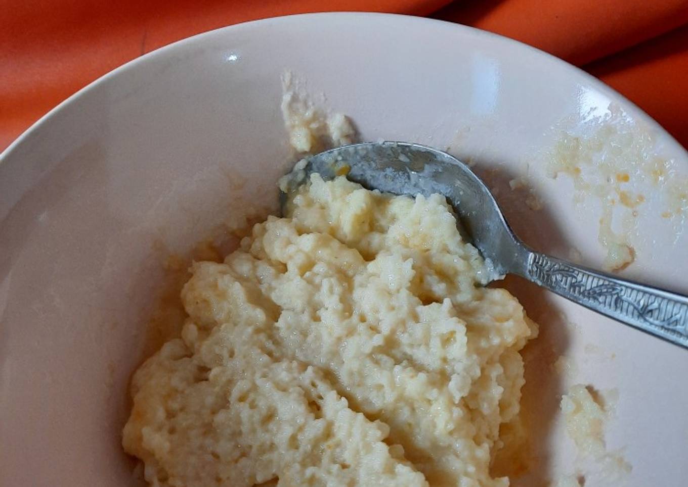 Bubur udang wortel