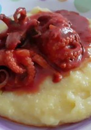 Foto di Moscardini al sugo con polenta