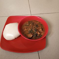 Ogbono soup A picture of Ogbono soup.