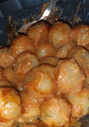 Foto resep Cilok empuk dan kencal,sambel kacang
