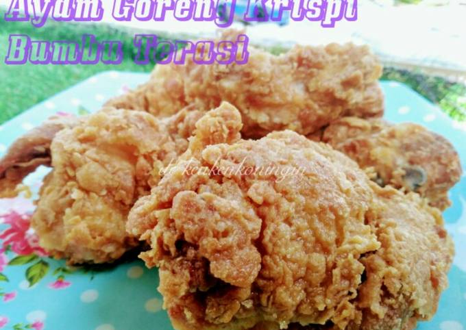 Ayam Goreng Krispi Bumbu Terasi