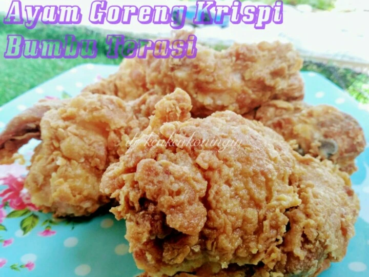 Langkah Gampang Menyiapkan Resep Ayam Goreng Krispi Bumbu Terasi yang Bikin Ngiler Anti Ribet, Bikin Ngiler