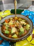 Pozole de garbanzos al estilo @jauregrill
