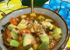 Pozole de garbanzos al estilo @jauregrill