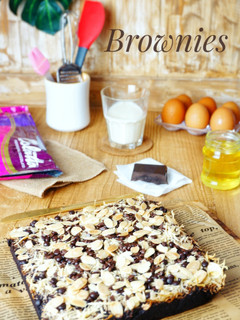 Foto resep Brownies Choco Almond and cheese