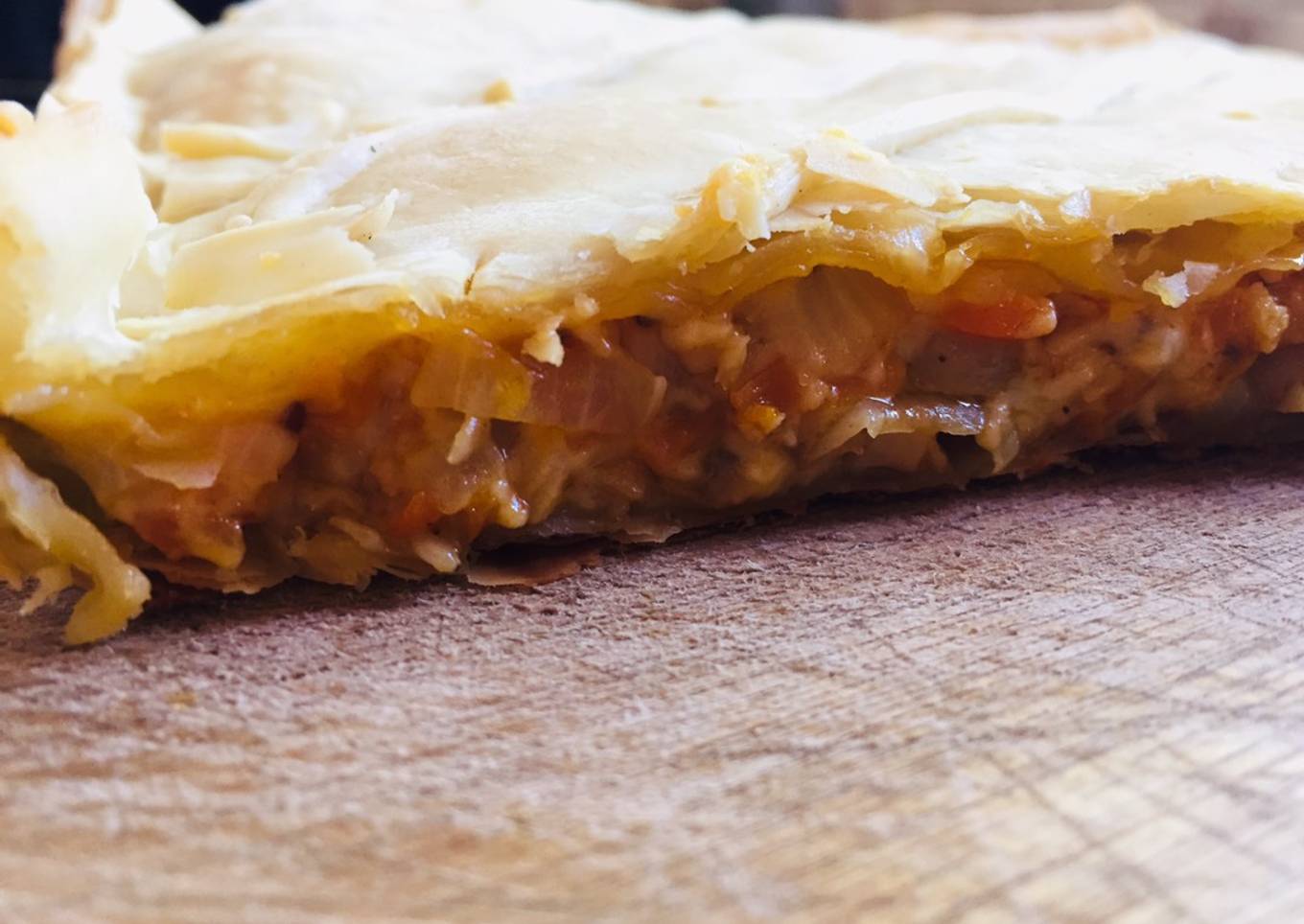 Pastel súper sabroso con champiñones y soja 🍄🌾