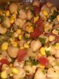 Salada vinagrete de grão-de-bico