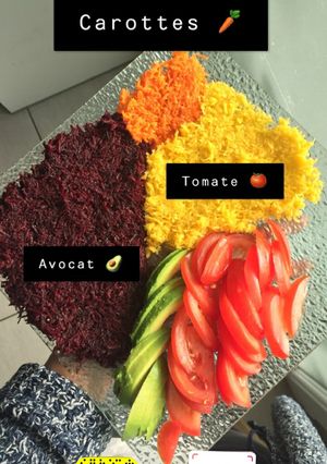Une photo de Trio de carottes râpés