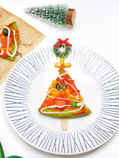 Foto resep Christmas Tree Pizza