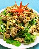 Gỏi Rau Càng Cua Trộn Thịt Bò