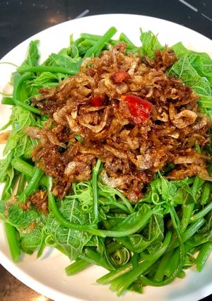 Hình của món Đọt su rang tép.