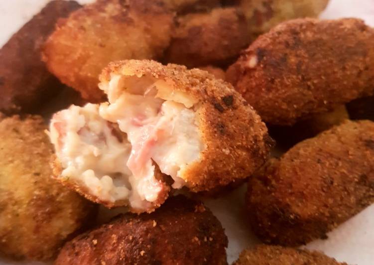 Croquetas de jamón y pollo