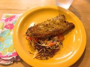 Una foto de pescado panko