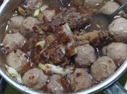 Gambar bakso daging kerbau