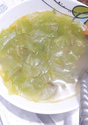 Hình của món Canh bí đao nấu cua.